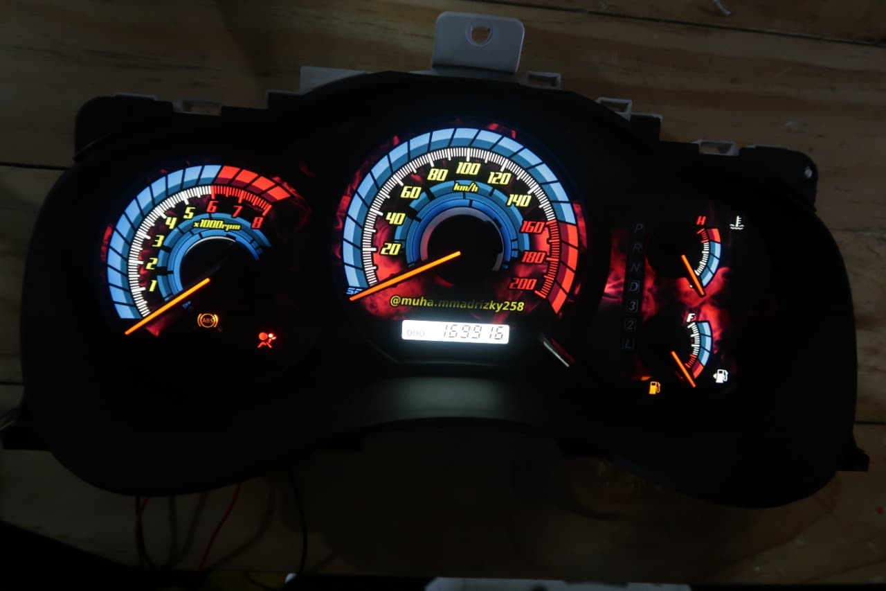 Custom dan Modifikasi Speedometer Innova