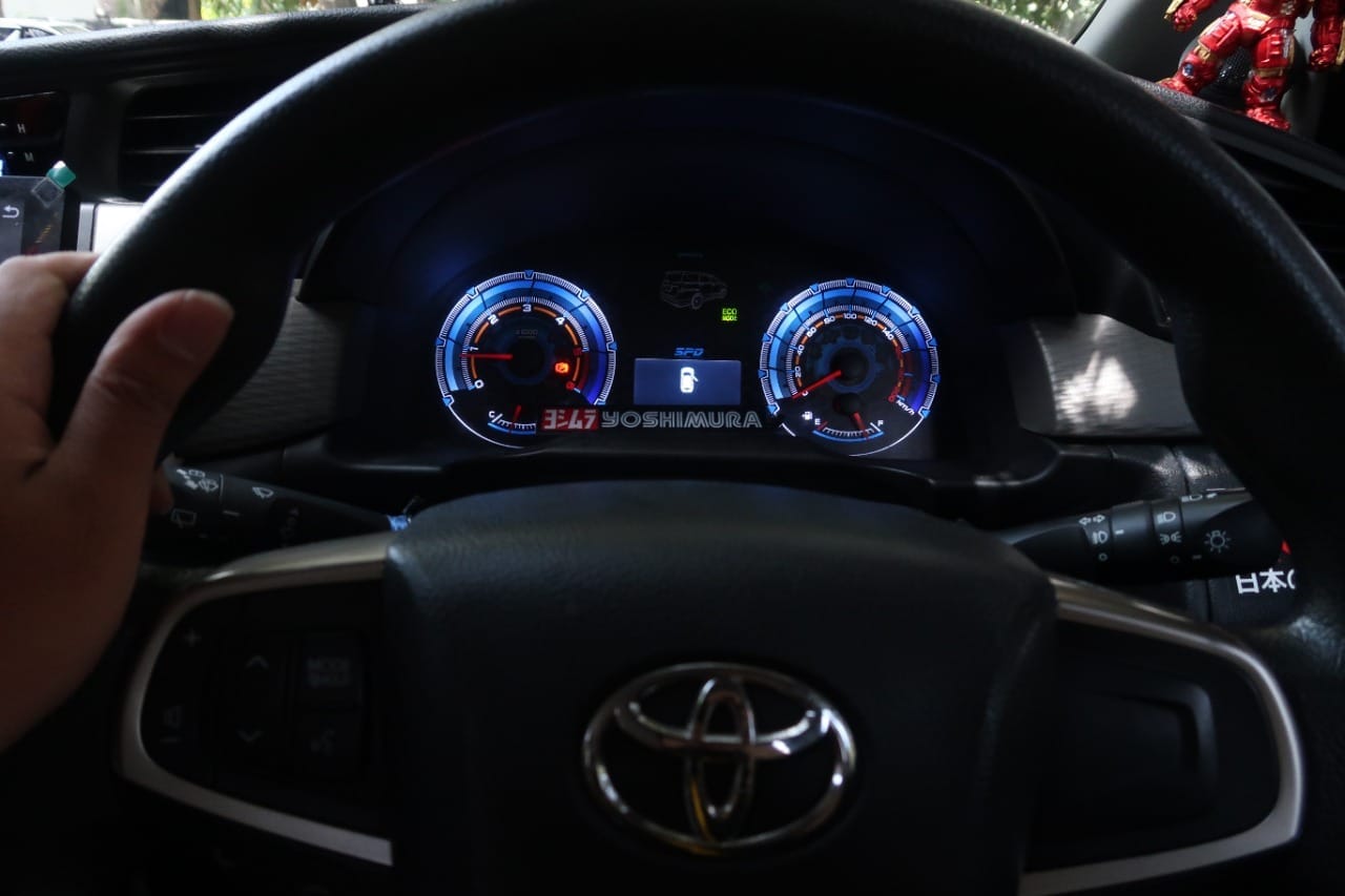 Custom dan Modifikasi Speedometer Innova