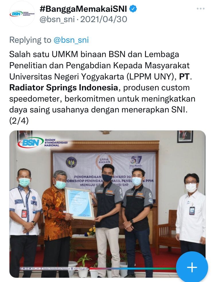 Sumber : Twitter BSN
