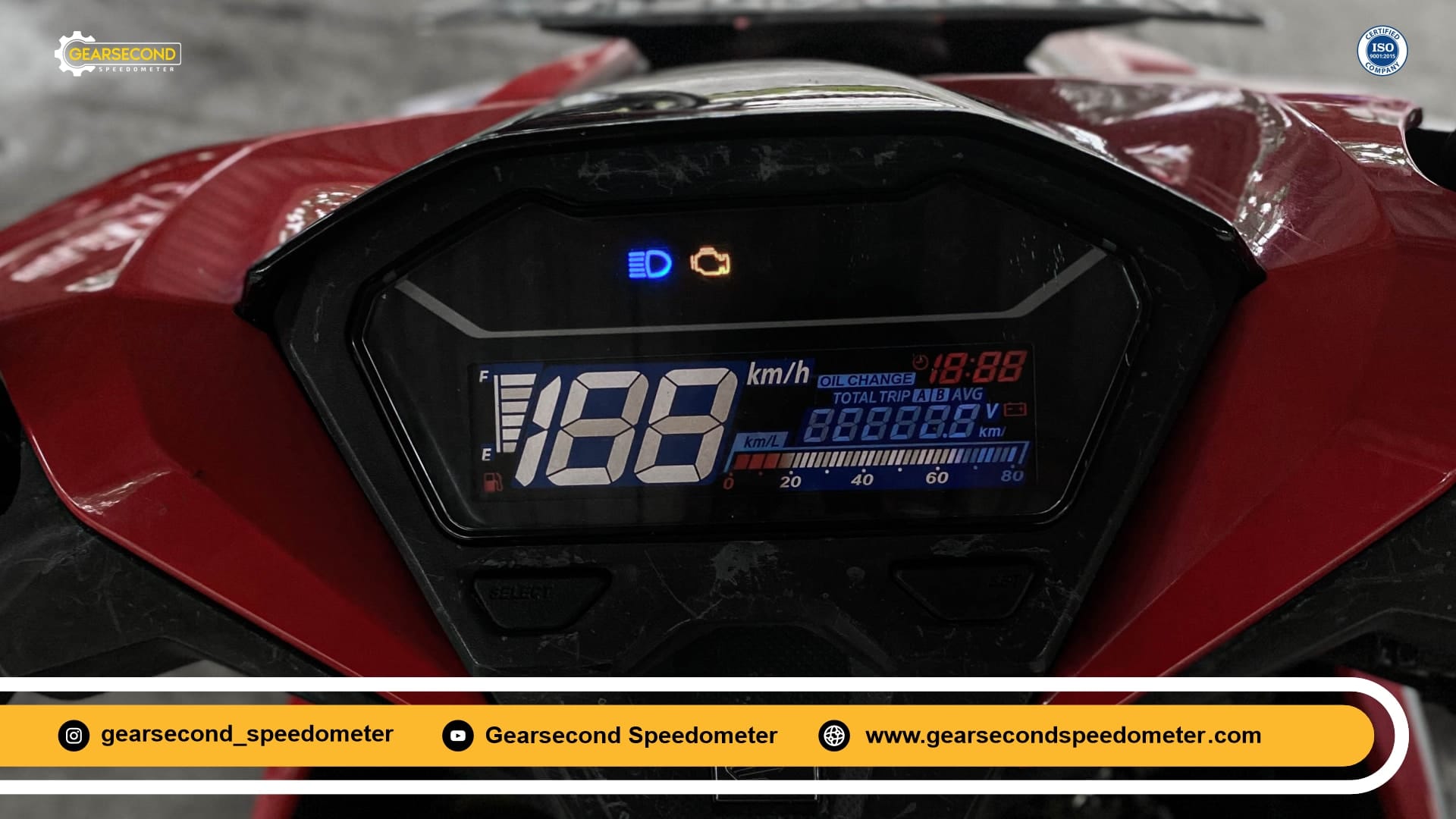 Gearsecond Speedometer - Custom Speedometer Honda Vario